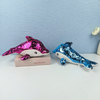 Custom na Birthday Gift Plush Stuffed Bright Shark Toy para sa mga Bata