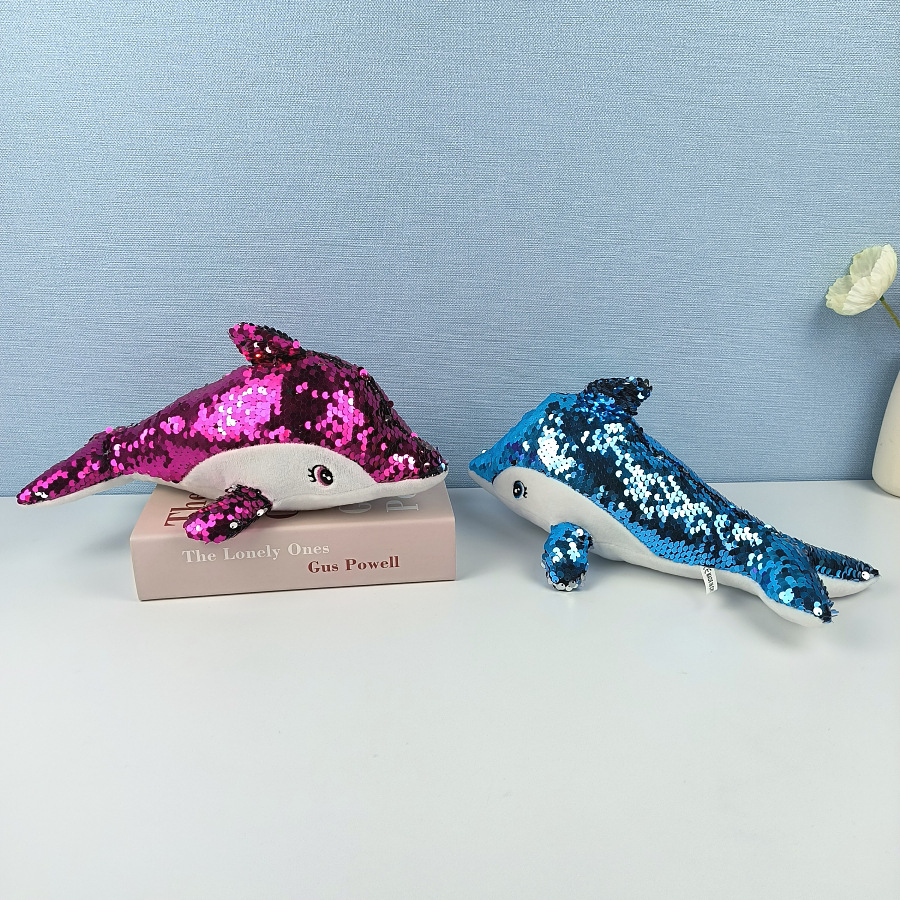 Custom na Birthday Gift Plush Stuffed Bright Shark Toy para sa mga Bata
