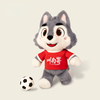 Mac T&iacute;re Fluffy Peile Corn an Domhain Mascot Sp&oacute;irt Plush Br&eacute;ag&aacute;in Sovenir Doll Ainmhithe M&oacute;rdh&iacute;ola OEM