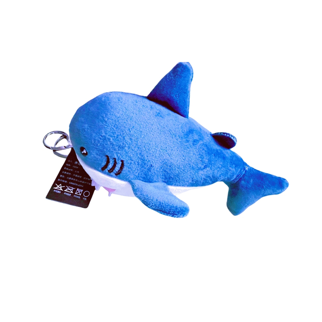 အပြာရောင် whale plush ပျော့ပျောင်းသောချစ်စရာကောင်းတဲ့ပင်လယ်တိရိစ္ဆာန်စျေးပေါအိတ် pendent toy keychain