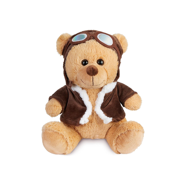 Pilot Teddy Bear me syze të cilësisë së mirë lodër kafe me uniformë