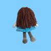 Rag-Pl&uuml;sch-M&auml;dchenpuppe mit Wollgarn-Haar-Geschenkspielzeug