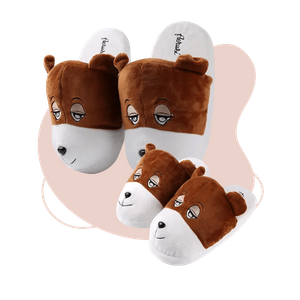 Plyšov&eacute; papuče