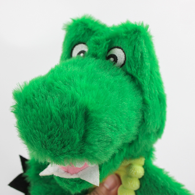 Creative Pet Plush Snake Corduroy Dog Chew Queaky Rope Toy