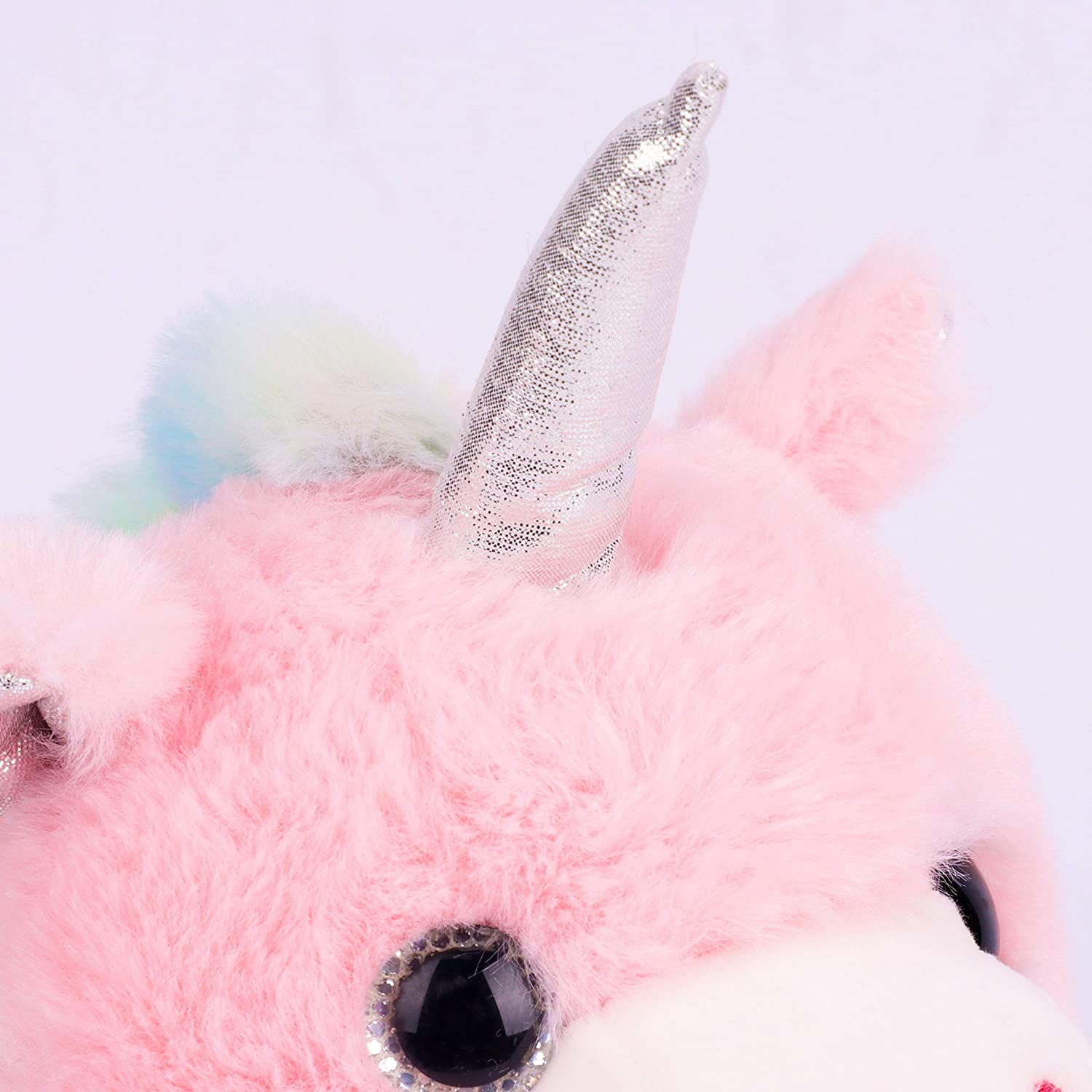 Mainan Mewah Unicorn Stuffed Animal Rainbow Horse