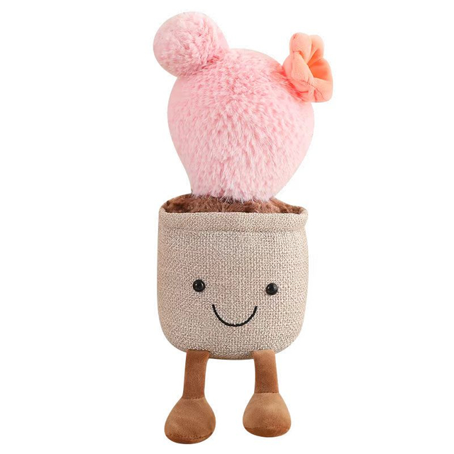 Custom Plush Stuffed Cartoon Simle Cactus Toy Decoration