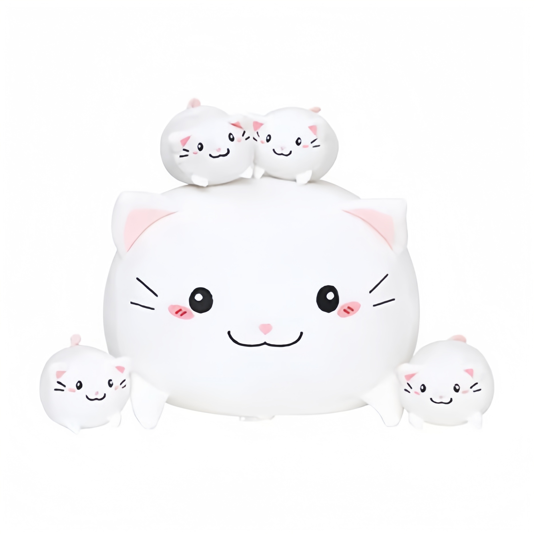OEM Plush Stuffed Lembut Ibu dan Bayi Kartun Animal Child Toy Pillow