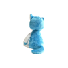 Boneka Mewah Kucing Biru Berbulu Maskot Hewan Duduk Grosir Kustom Ke