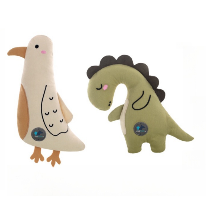 Raraunga Pet Plush Stuffed Cartoon Dog Molar Chew Squeaky Toy