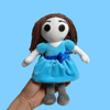 ตุ๊กตา Rag Plush Girl พร้อมของเล่นของขวัญผมเส้นด้ายขนสัตว์