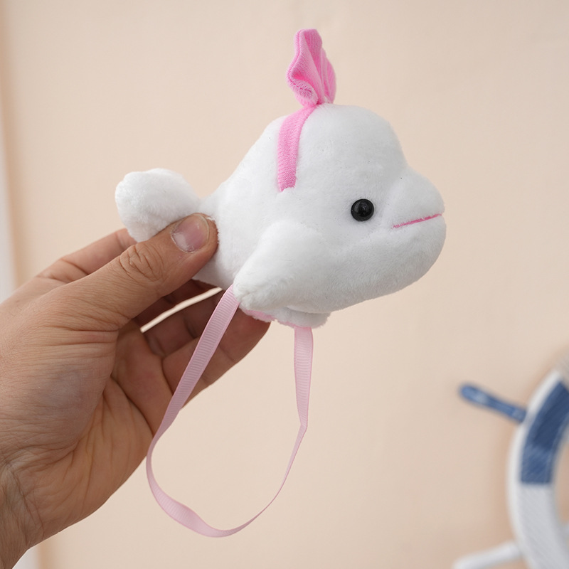 Mu&ntilde;eca de encargo del animal marino de la venta al por mayor del juguete relleno de la felpa magn&eacute;tica del hombro