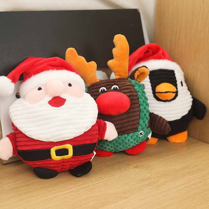 Christmas Holiday Pet Plysj utstoppet interaktivt tilpasset leket&oslash;y