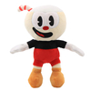 Jouets brod&eacute;s en peluche doux de poup&eacute;e en peluche de conception personnalis&eacute;e en forme de tasse de t&ecirc;te de tasse