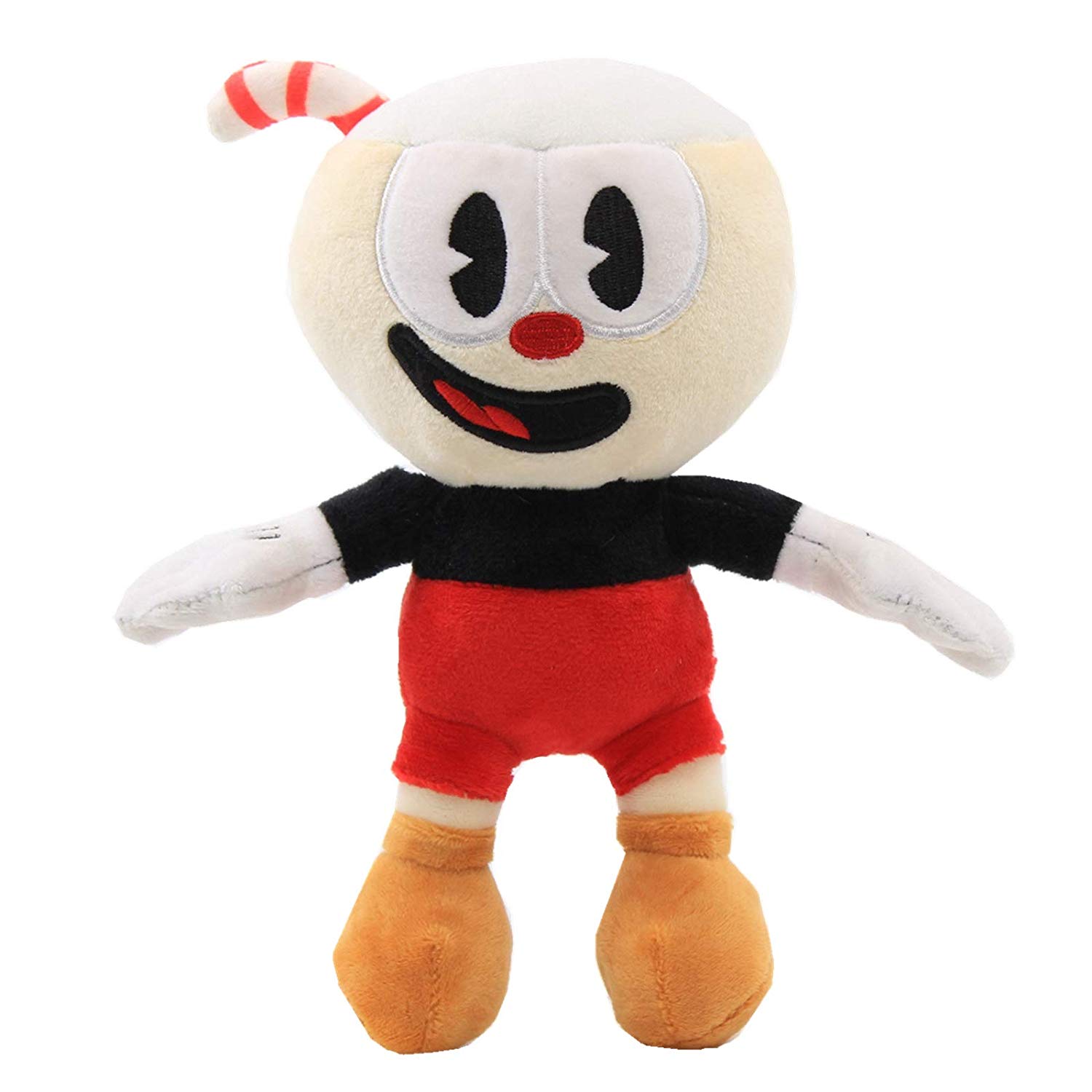 Jouets brod&eacute;s en peluche doux de poup&eacute;e en peluche de conception personnalis&eacute;e en forme de tasse de t&ecirc;te de tasse