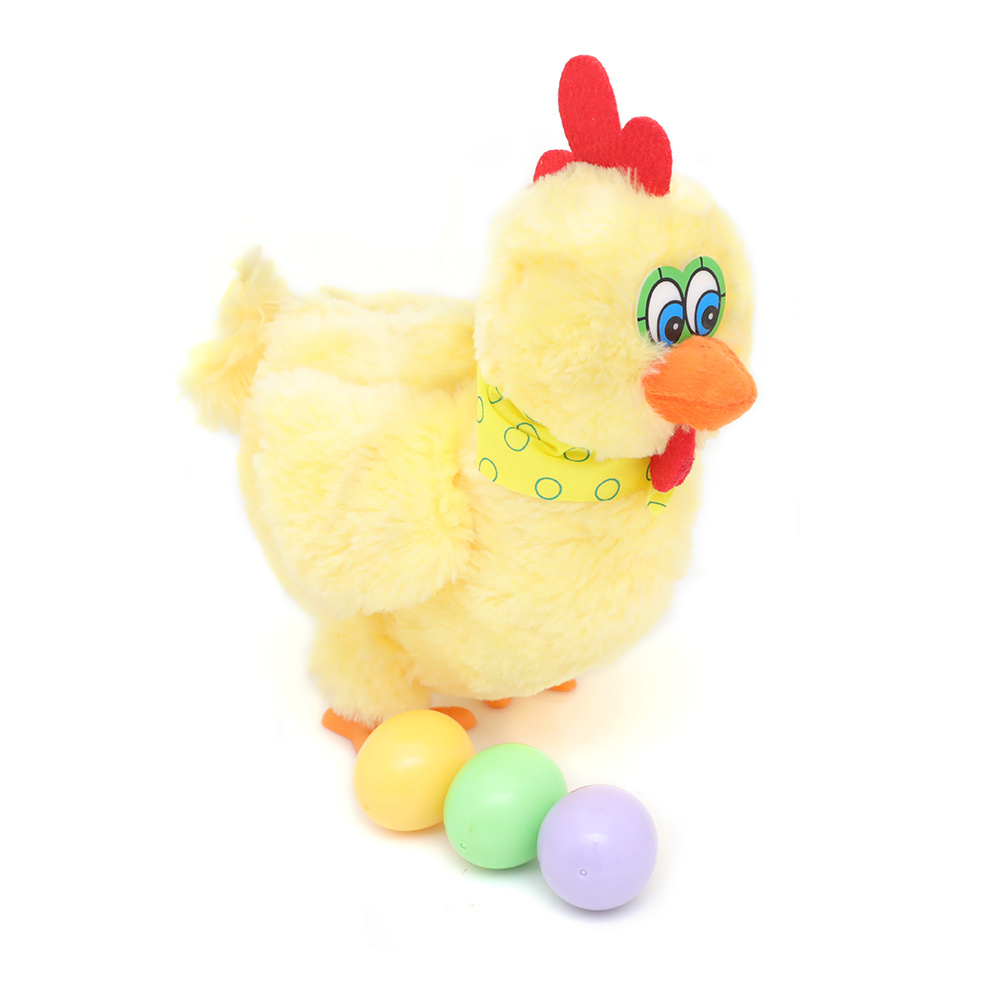 Electric Dancing Hen Plush Singing Toy Soft Regalo Manitlog Laruang Pambata
