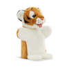 Happy Tiger Plush Soft Animal Stuffed Custom Hand Puppet Baby Toy