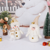 Decorazione natalizia bambola giocattolo Sonwman ripiena di peluche simpatico cartone animato