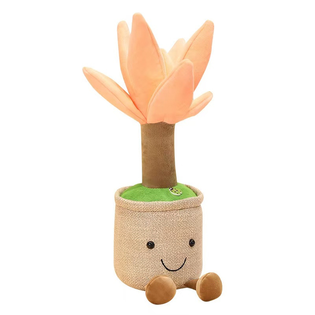 Nouveau arrivée en peluche en peluche caricaturé dragon de sang plantes jouet