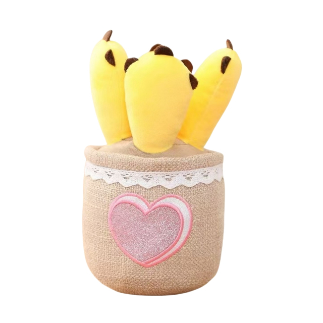 Adorable peluche en peluche caricaturé ours braw plantes jouet fille cadeau