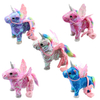 Boneka Mainan Unicorn Kartun Boneka Mewah Warna-warni Hadiah Pesta Anak