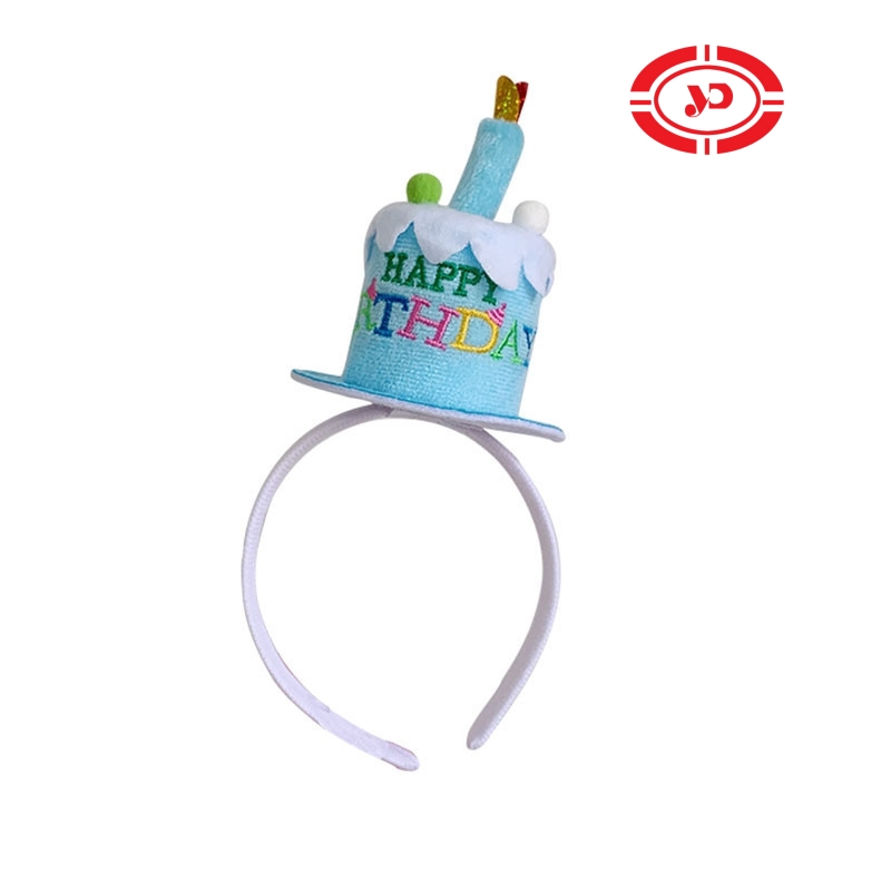 Verjaardagsfeestje Decoratie Pluche Taart Hoofdband voor kinderen