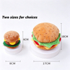 Ps&iacute; p&aacute;rty Food Design Hamburger Měkk&eacute; plyšov&eacute; p&iacute;skac&iacute; žv&yacute;kac&iacute; hračky