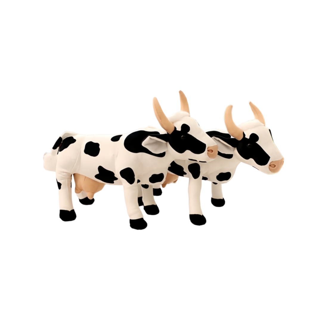 Melkkoei Plush Staande Diere Simulasie Pop Groothandel sagte opgestopte speelgoed