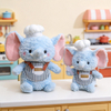 Niedliche Chef-Tier-Pl&uuml;schpuppen, weiche Stofftiere f&uuml;r Kindergeschenke