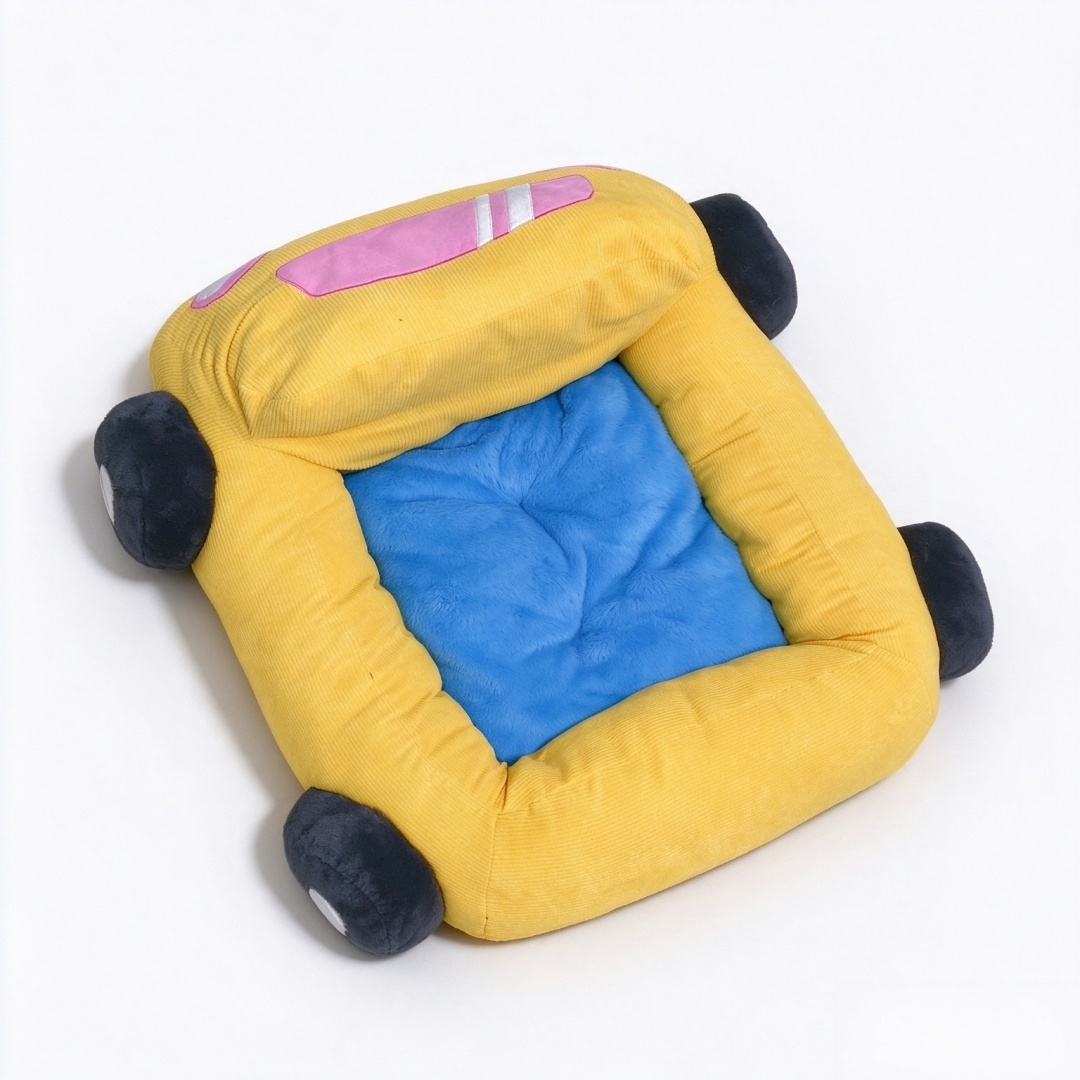 Auto plyšov&aacute; postel pro dom&aacute;c&iacute; mazl&iacute;čky měkk&aacute; vlastn&iacute; velkoobchodn&iacute; vycpan&aacute; postel pro psy