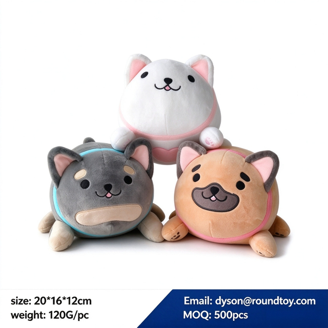 Morbido mini cuscino per cani peluche animale adorabile regalo cuscino giocattoli per bambini all'ingrosso