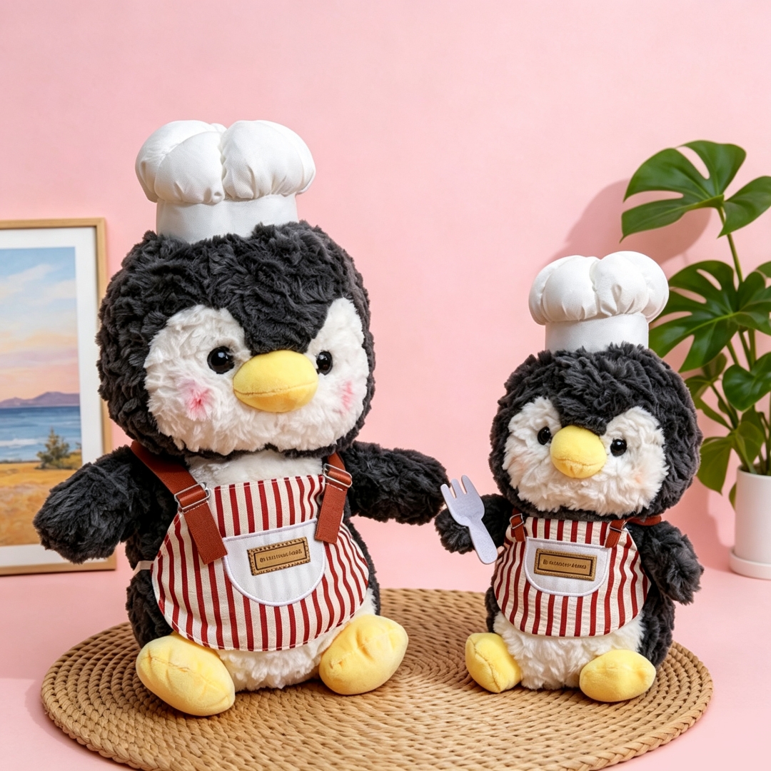 Niedliche Chef-Tier-Pl&uuml;schpuppen, weiche Stofftiere f&uuml;r Kindergeschenke